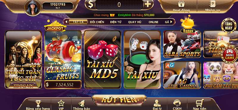 Chính sách nạp và rút tiền của Cổng game trực tuyến 12Play Net - 12Play